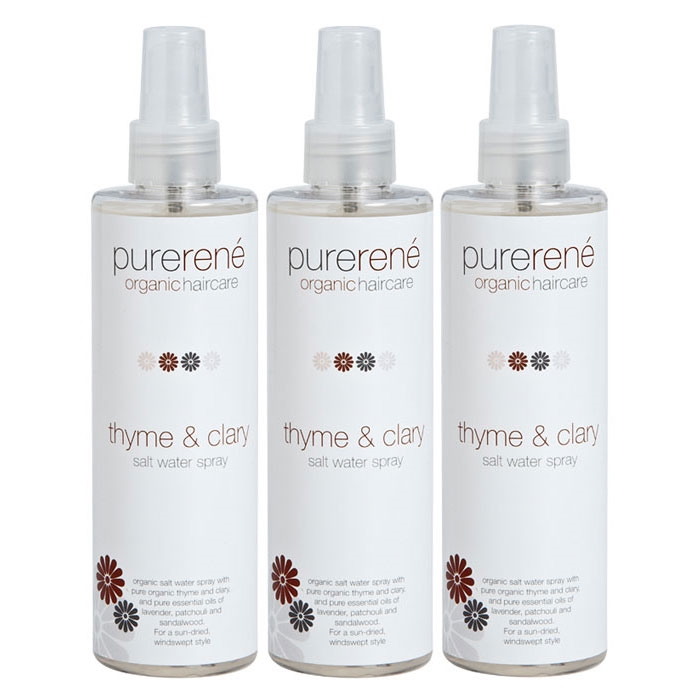 Purerene Thyme & Clary Salt Water Spray 250ml x 3